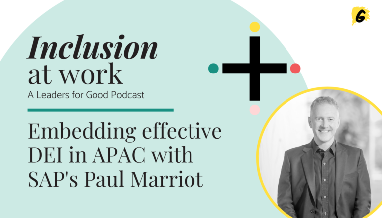 Embedding effective DEI in APAC with SAP's Paul Marriot
